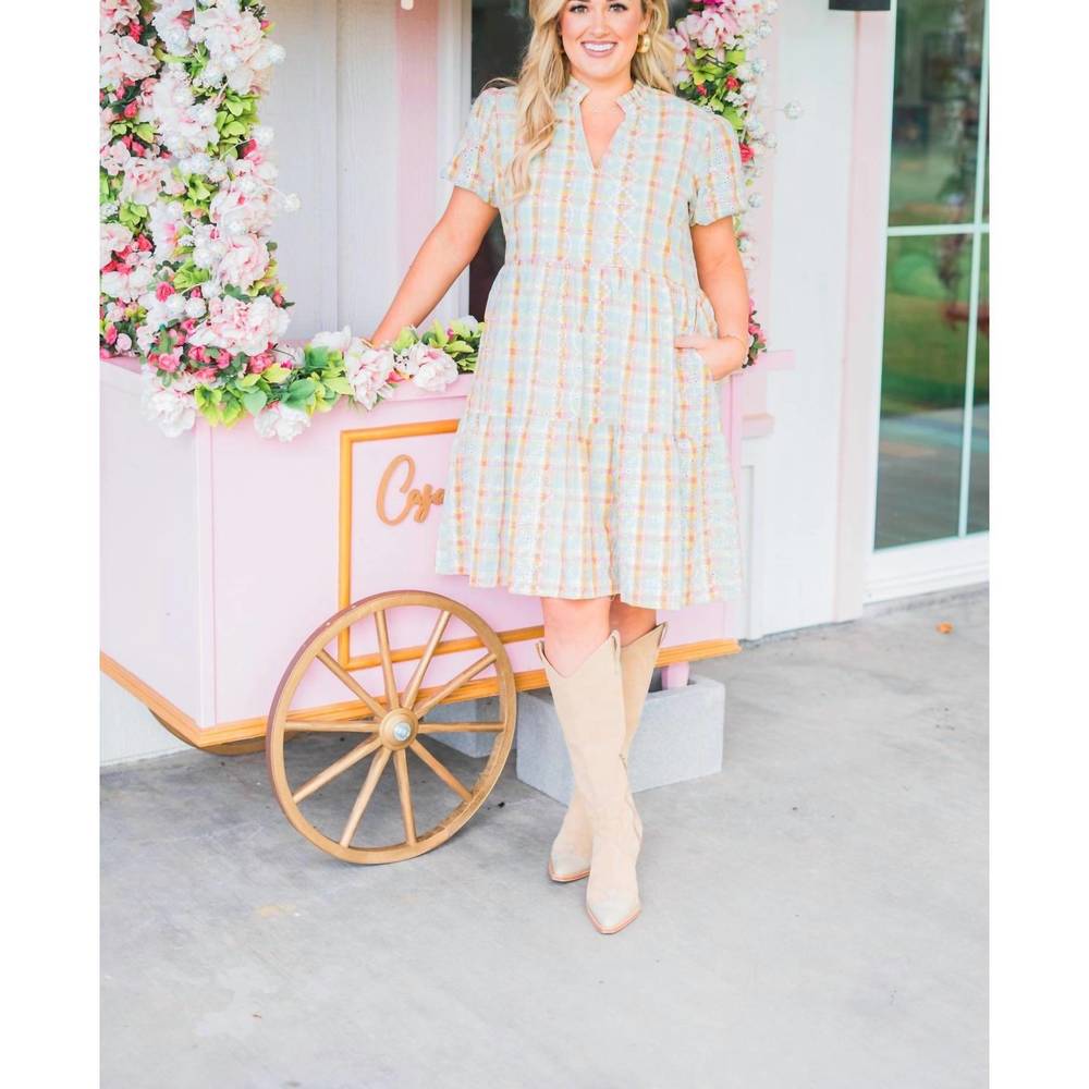NEW LAYERZ CLOTHING claire dress in multi
